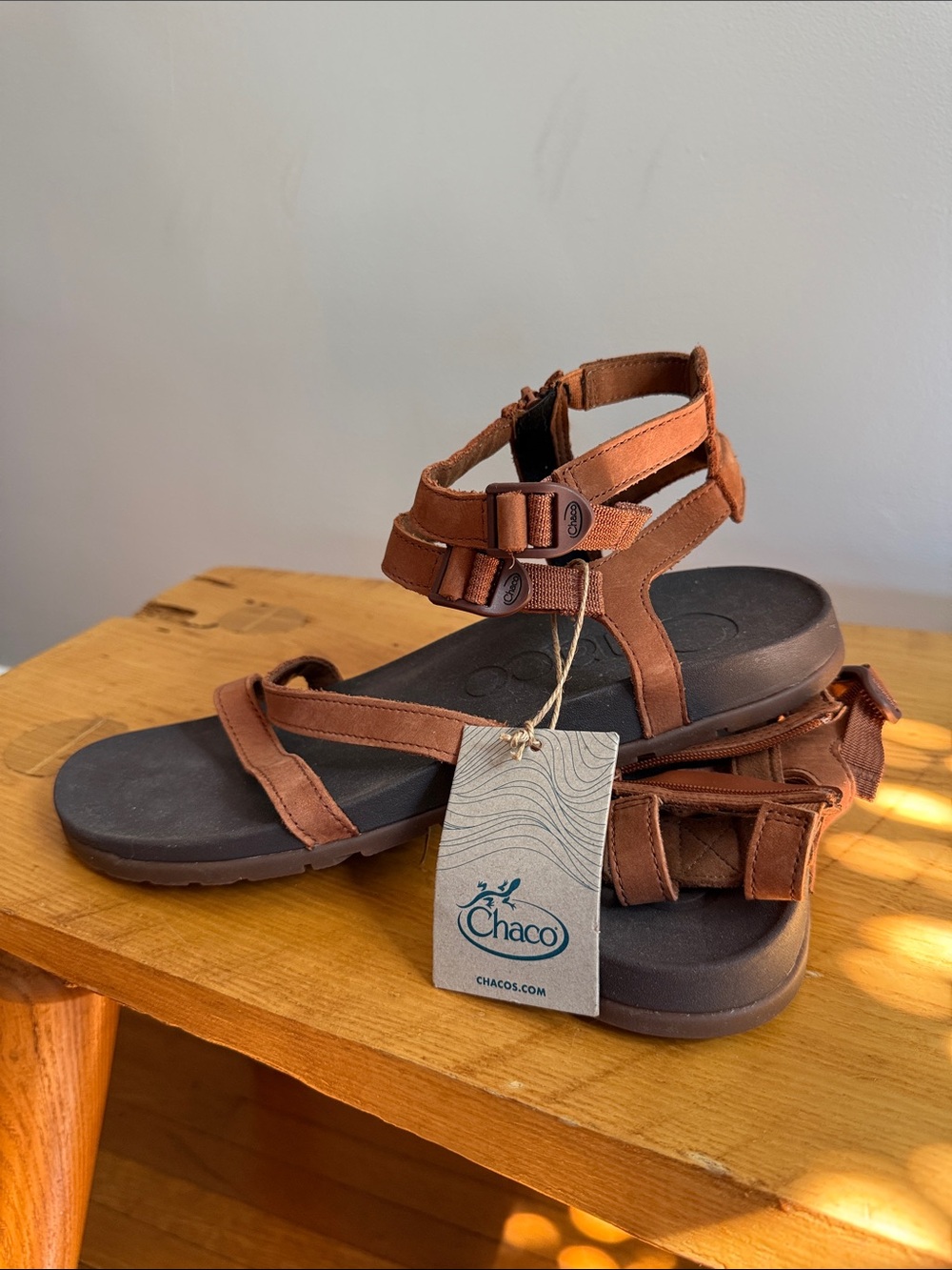 Chaco Women’s Lowdown Strappy High Sandals in Nutshell